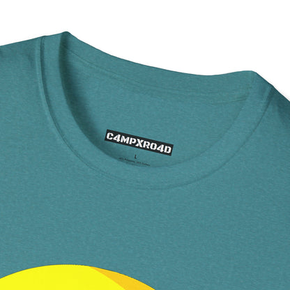 C4MPXRO4D Summer Camper Badge Soft Tee | Graphic T-Shirt
