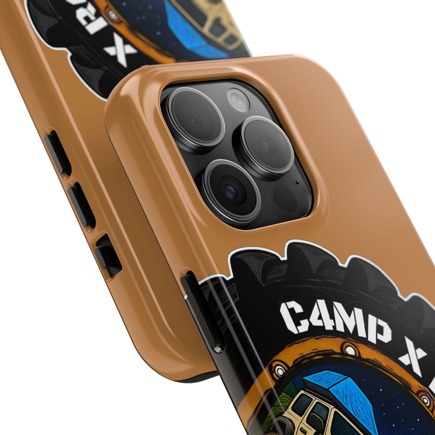 C4MPXRO4D Camper Badge Phone Case | Tough Phone Case