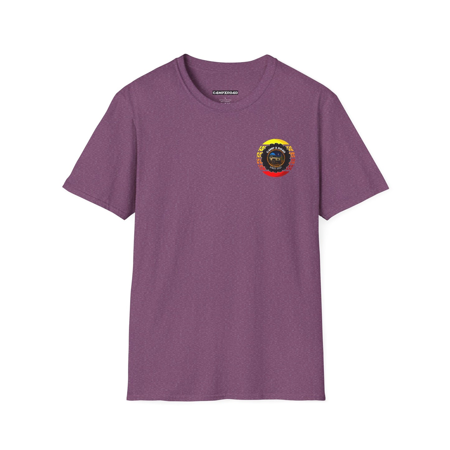 C4MPXRO4D Tiny Summer Camper Badge Soft Tee | Graphic T-Shirt