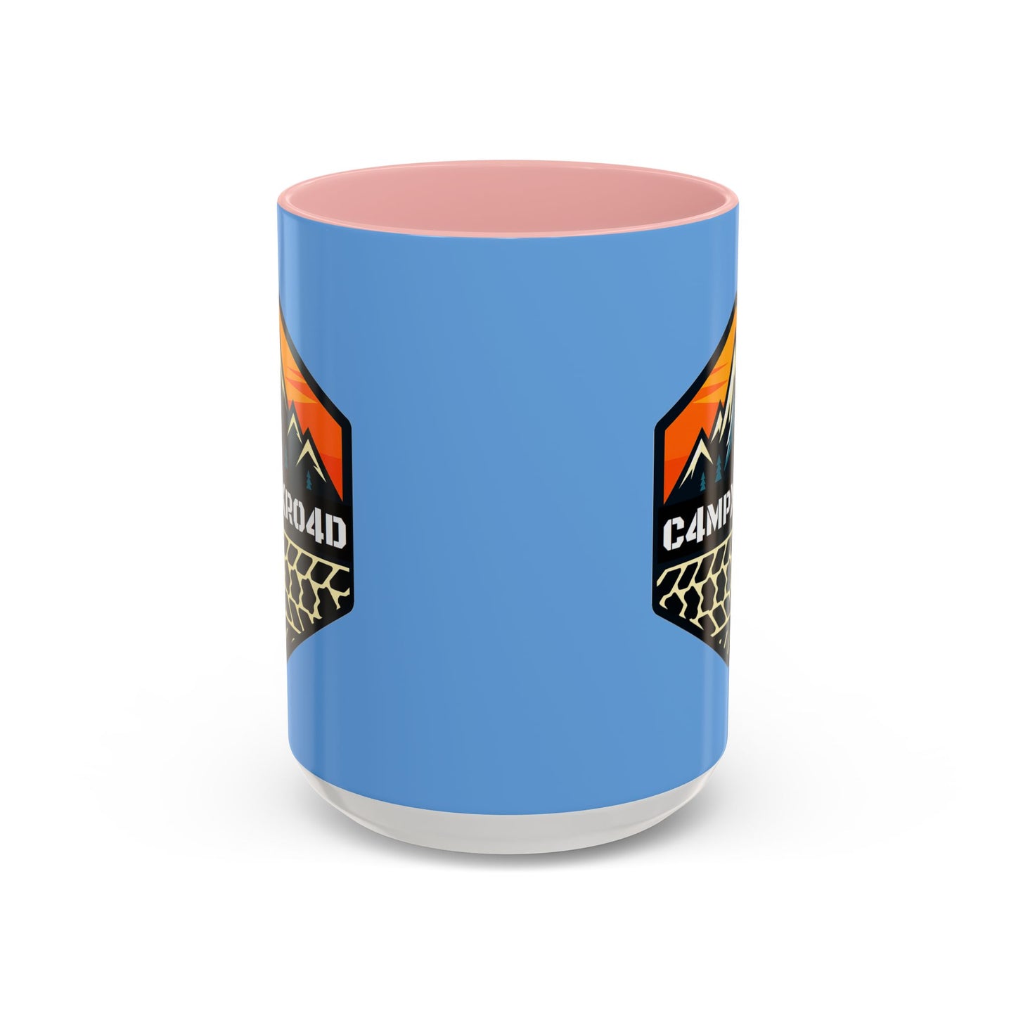 C4MPXRO4D Hexa Shield Camper Badge Mug | Accent Coffee Mug 11oz 15oz