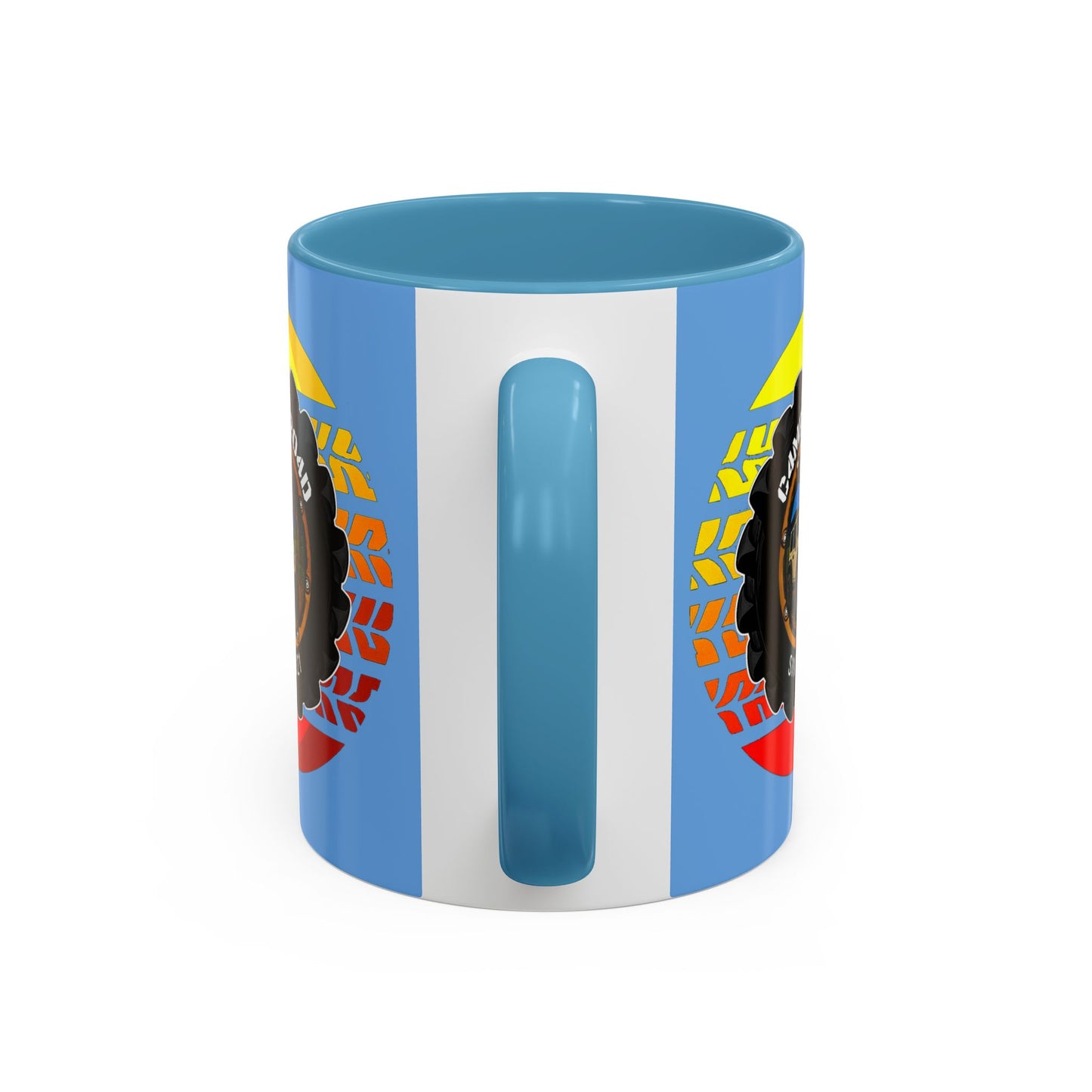C4MPXRO4D Summer Camper Badge Mug | Accent Coffee Mug 11oz 15oz