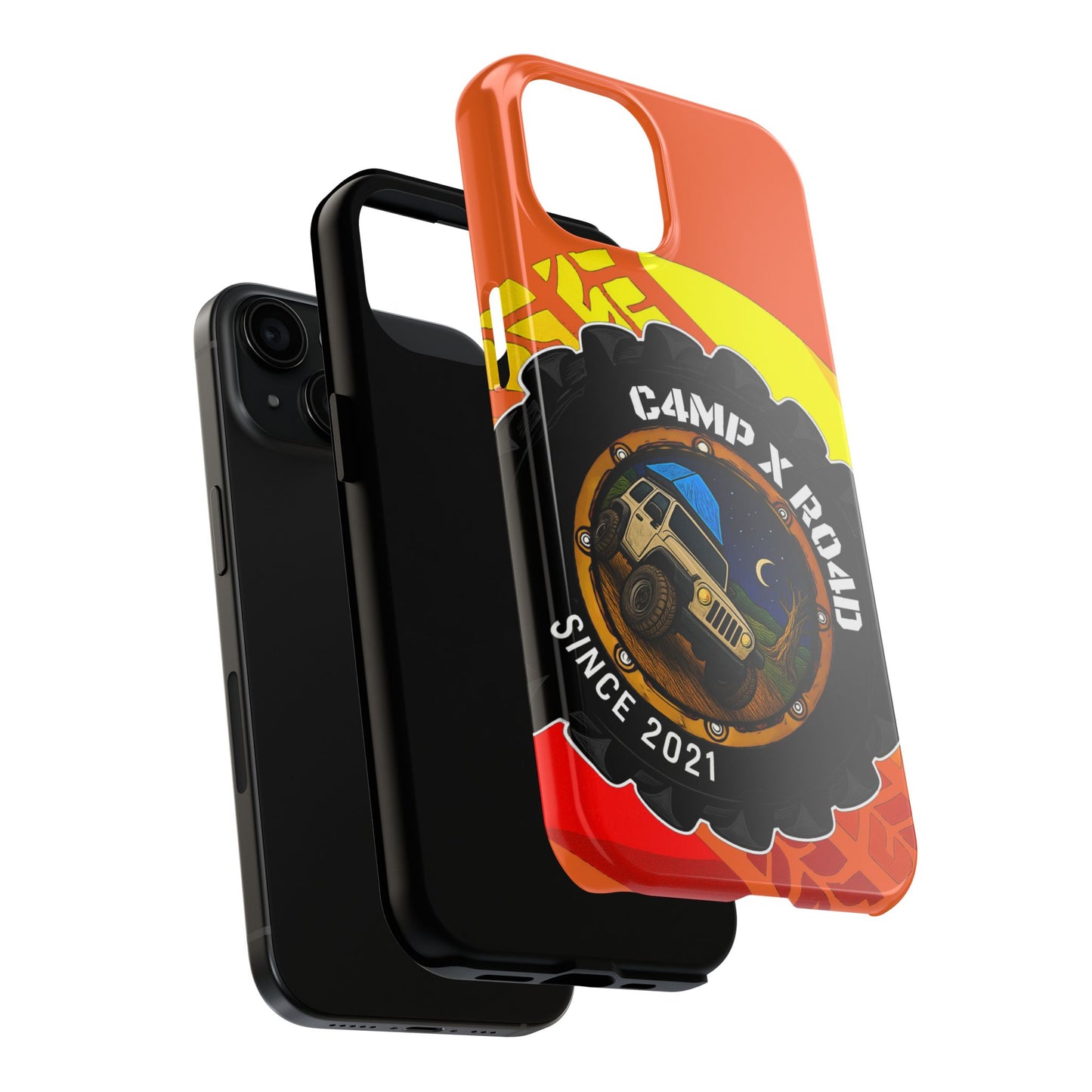C4MPXRO4D Summer Camper Badge Phone Case | Tough Phone Case