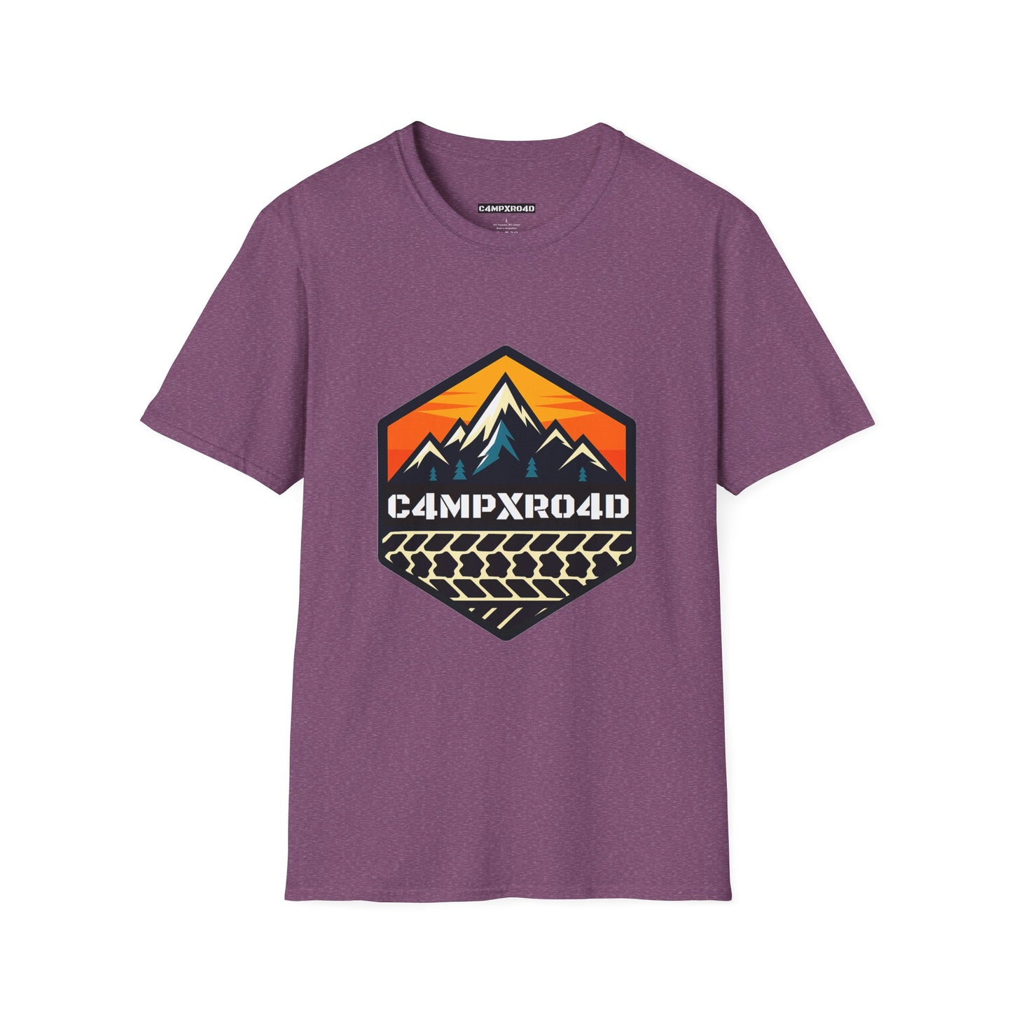 C4MPXRO4D Hexa Shield Camper Badge Soft Tee | Graphic T-Shirt