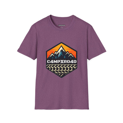 C4MPXRO4D Hexa Shield Camper Badge Soft Tee | Graphic T-Shirt